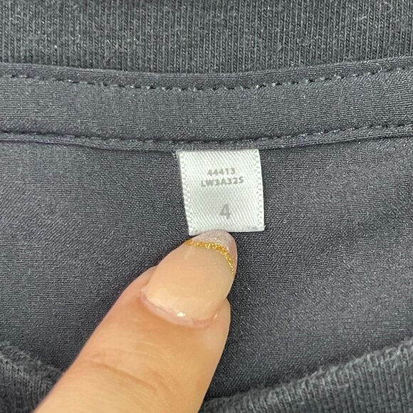 Lululemon Women's Black Voyage Pullover Crewneck Long Sleeve T-Shirt Size 4 - Picture 6 of 9